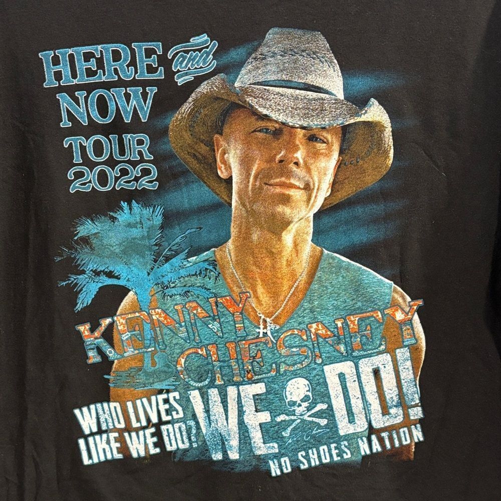 Kenny Chesney Concert Black Graphic T-Shirt